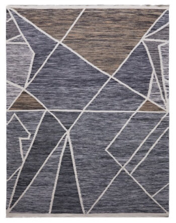 Diamond Carpets India, Ručne viazaný kusový koberec DaVinci's Ermine DESP P93 Mix, 80x150, šedá, chodba / predsieň