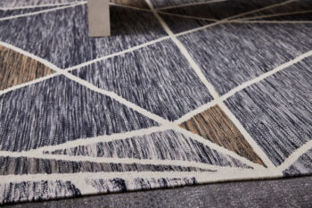 Diamond Carpets India, Ručne viazaný kusový koberec DaVinci's Ermine DESP P93 Mix, 80x150, šedá, chodba / predsieň