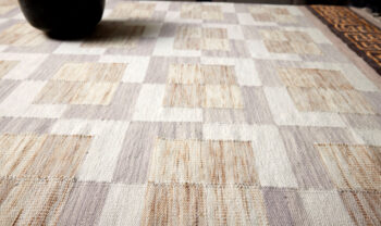 Diamond Carpets India, Ručne viazaný kusový koberec Dante DESP P90 Marble Gold, 80x150, béžová, obývacia izba
