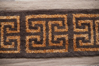 Diamond Carpets India, Ručne viazaný kusový koberec Dante DESP P90 Marble Gold, 80x150, béžová, obývacia izba