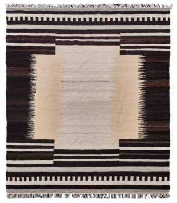 Diamond Carpets India, Ručne viazaný kusový koberec Duskwood DESP P110 Coffee Mix, 80x150, hnedá, obývacia izba