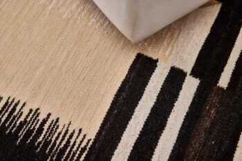 Diamond Carpets India, Ručne viazaný kusový koberec Duskwood DESP P110 Coffee Mix, 80x150, hnedá, obývacia izba