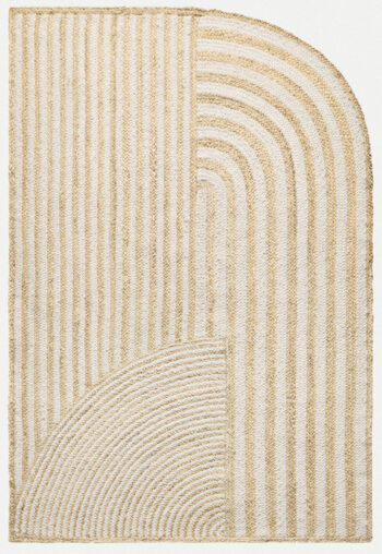 Diamond Carpets India, Ručne viazaný kusový koberec Elka J-52 Natural, 300x400, béžová, chodba / predsieň