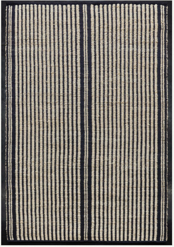 Diamond Carpets India, Ručne viazaný kusový koberec Elowen 116 Natural, 240x300, čierna, chodba / predsieň Diamond Carpets India, Ručne viazaný kusový koberec Elowen 116 Natural, 240x300, čierna, chodba / predsieň