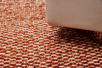 Diamond Carpets India, Ručne viazaný kusový koberec Fire Agate DE 4619 Orange Mix, 80x150, oranžová, obývacia izba