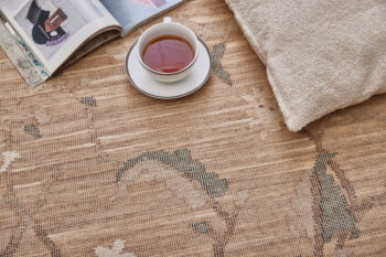 Diamond Carpets India, Ručne viazaný kusový koberec Flora DESP P48 Brown Mix, 80x150, hnedá, chodba / predsieň