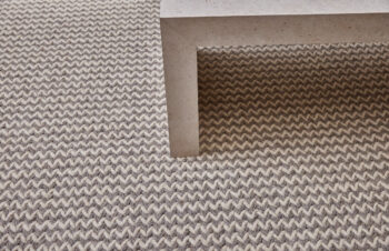 Diamond Carpets India, Ručne viazaný kusový koberec Fusilli DE 9415 White Mix, 200x290, biela, obývacia izba