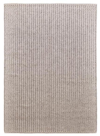 Diamond Carpets India, Ručne viazaný kusový koberec Fusilli DE 9415 White Mix, 200x290, biela, obývacia izba