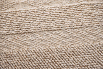 Diamond Carpets India, Ručne viazaný kusový koberec Grandeur DESP P54/2 Dune White, 200x290, béžová, chodba / predsieň
