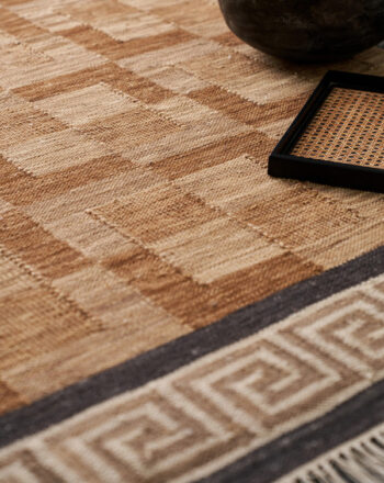 Diamond Carpets India, Ručne viazaný kusový koberec Greta Roma DE 2254 Multi Colour, 200x290, hnedá, chodba / predsieň