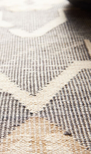 Diamond Carpets India, Ručne viazaný kusový koberec Heriz Wood DE 2005 Grey Mix, 200x290, béžová, chodba / predsieň