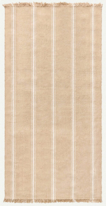 Diamond Carpets India, Ručne viazaný kusový koberec Hollis J 13 Natural, 120x170, béžová, chodba / predsieň