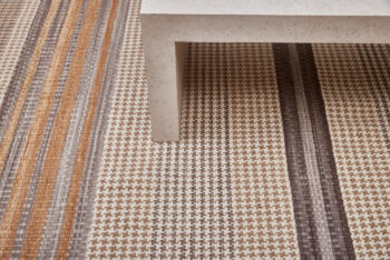 Diamond Carpets India, Ručne viazaný kusový koberec Houndstooth DESP HL89 Beige Mix, 200x290, béžová, hnedá, obývacia izba