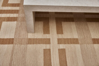 Diamond Carpets India, Ručne viazaný kusový koberec Leonidas DESP P124 Beige Mix, 120x170, béžová, hnedá, chodba / predsieň