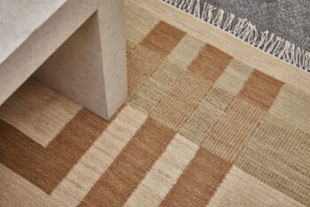 Diamond Carpets India, Ručne viazaný kusový koberec Leonidas DESP P124 Beige Mix, 120x170, béžová, hnedá, chodba / predsieň