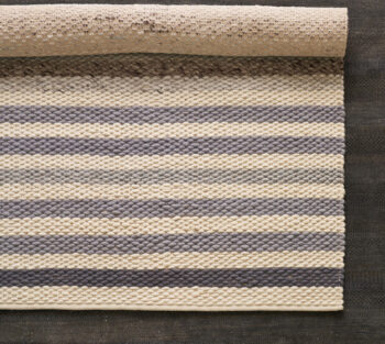 Diamond Carpets India, Ručne viazaný kusový koberec MCK Strop DE 2263 Pastel Brown Mix, 300x400, čiernobiela, obývacia izba