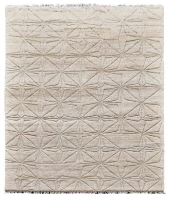 Diamond Carpets India, Ručne viazaný kusový koberec Michelangelo I DESP P105 (2), 140x200, biela, obývacia izba