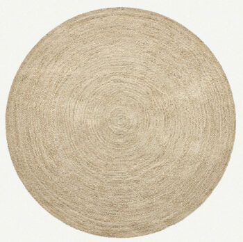 Diamond Carpets India, Ručne viazaný kusový koberec Mira J 16 Natural kruh, 300x300, béžová, chodba / predsieň