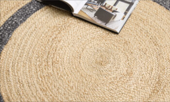 Diamond Carpets India, Ručne viazaný kusový koberec Nora J-48 Natural kruh, 300x300, béžová, chodba / predsieň