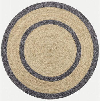 Diamond Carpets India, Ručne viazaný kusový koberec Nora J-48 Natural kruh, 300x300, béžová, chodba / predsieň
