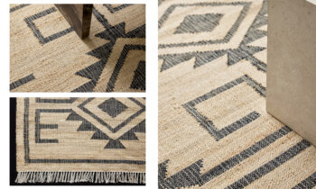 Diamond Carpets India, Ručne viazaný kusový koberec Trellis 2338 Natural, 120x170, béžová, chodba / predsieň