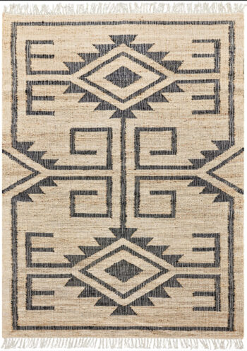 Diamond Carpets India, Ručne viazaný kusový koberec Trellis 2338 Natural, 120x170, béžová, chodba / predsieň