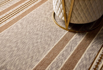 Diamond Carpets India, Ručne viazaný kusový koberec Wild West DESP HL62 Natural Brown, 200x290, hnedá, chodba / predsieň