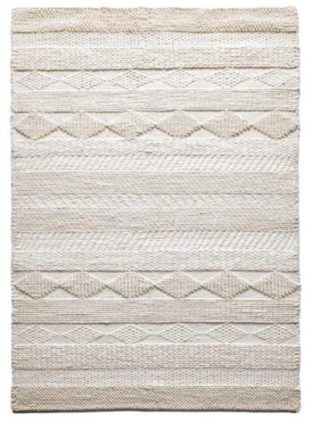 Diamond Carpets India, Ručne viazaný kusový koberec Winter DESP P88 Mohair White, 200x290, biela, obývacia izba