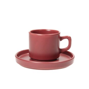Dim Ruby cup, 14 x 14 x 9 cm