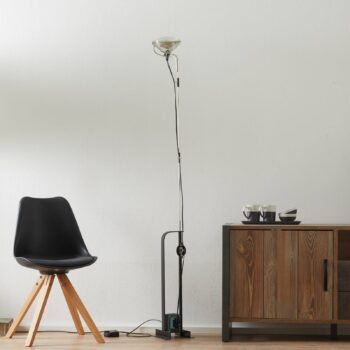 Dizajnová stojacia lampa FLOS Toio Gx16d-LED čierna