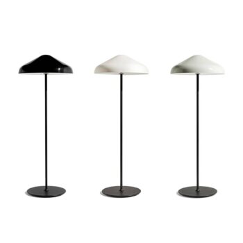 Dizajnová stojacia lampa HAY Pao, čierna