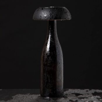 Dizajnová stolová lampa Axolight Float LED, čierna