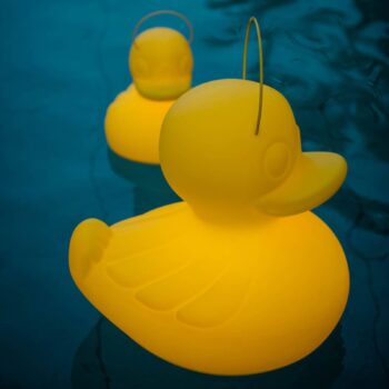 Dizajnové LED svetlo DUCK-DUCK XL vonkajšie žltá