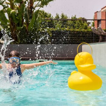 Dizajnové LED svetlo DUCK-DUCK XL vonkajšie žltá