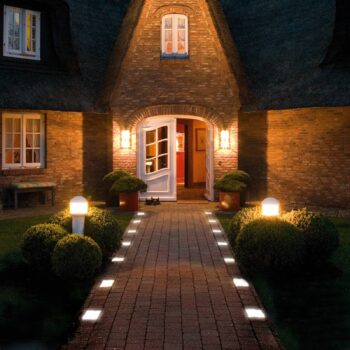 Dlažobný kameň Light Stone betón s LED 6 cm