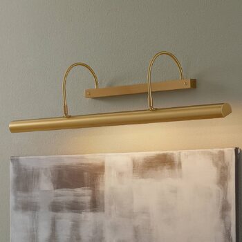 Dlhá obrazová lampa PICTURE matná mosadz