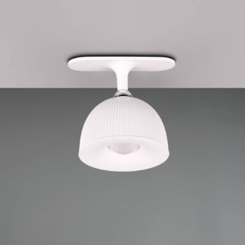 Dobíjacia stolová lampa Maxima LED, biela, výška 41 cm, plast