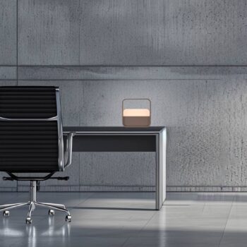 Dobíjacia stolová lampa PURE LED Pure Go, bronz, hliník