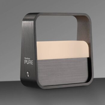 Dobíjacia stolová lampa PURE LED Pure Go, sivá, hliník