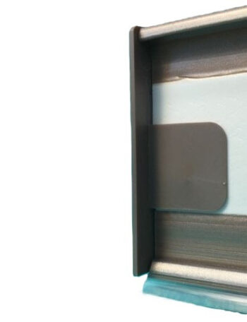 Döllken, Soklová lišta PSL 25669 0865 silver 250 cm, koncovka pravá, šedá