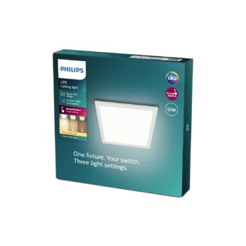 Dotykový LED panel Philips 32,8 x 32,8 cm biely 2 700 K