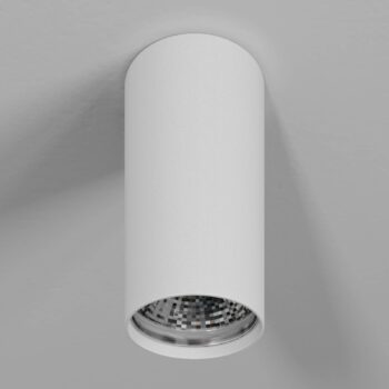 Downlight Eye S v valcovom tvare, biela