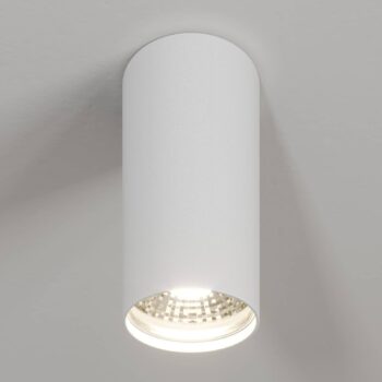 Downlight Eye S v valcovom tvare, biela