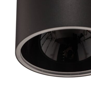 Downlight Halo, čierna/čierna