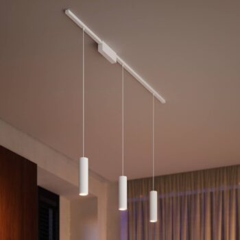 Dráha Philips Hue Perifo, 3 závesné svietidlá LED, biela
