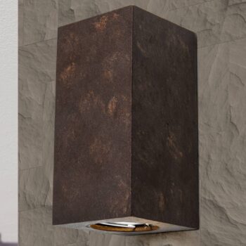 Dvojito vyžarujúce sadrové nástenné svetlo Ivona