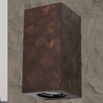 Dvojito vyžarujúce sadrové nástenné svetlo Ivona