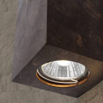 Dvojito vyžarujúce sadrové nástenné svetlo Ivona