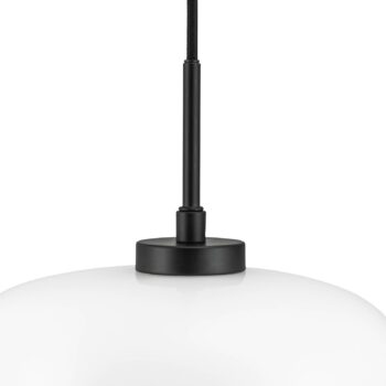 Dyberg Larsen Arp závesná lampa, zavesenie čierna