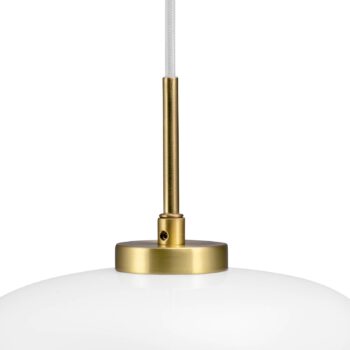 Dyberg Larsen Arp závesná lampa, zavesenie mosadz